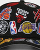 New Era NBA 'All Over League' 9FORTY K-Frame Snapback Black