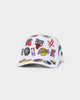 New Era NBA 'All Over League' 9FORTY K-Frame Snapback White