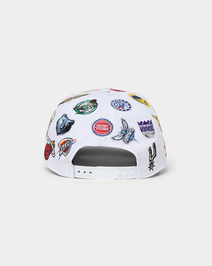 New Era NBA 'All Over League' 9FORTY K-Frame Snapback White