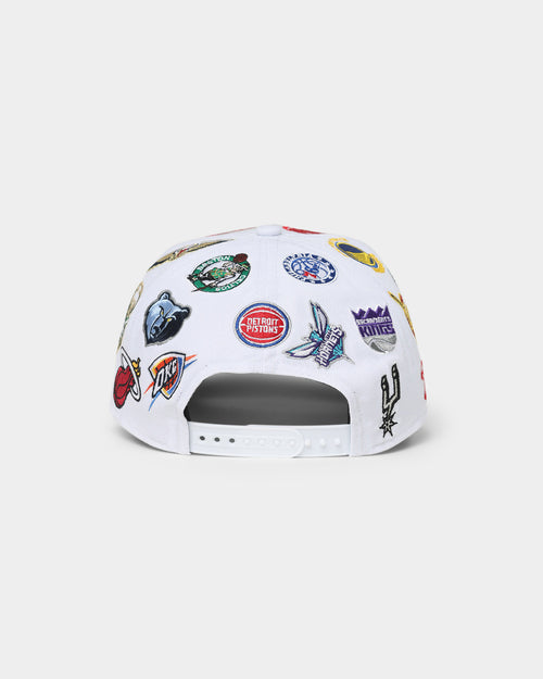 New Era NBA 'All Over League' 9FORTY K-Frame Snapback White