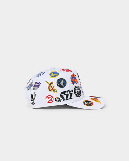 New Era NBA 'All Over League' 9FORTY K-Frame Snapback White