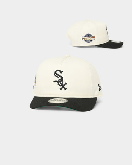 New Era Chicago White Sox 2005 'Off White World Series Side Patch' Old Golfer Snapback Chrome White