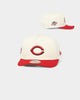 New Era Cincinnati Reds 1990 'Off White World Series Side Patch' Old Golfer Snapback Chrome White