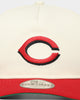 New Era Cincinnati Reds 1990 'Off White World Series Side Patch' Old Golfer Snapback Chrome White