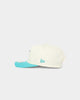 New Era Florida Marlins 1997 'Off White World Series Side Patch' Old Golfer Snapback Chrome White