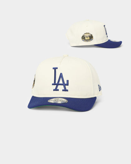 New Era Los Angeles Dodgers 1963 'Off White World Series Side Patch' Old Golfer Snapback Chrome White