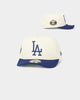 New Era Los Angeles Dodgers 1963 'Off White World Series Side Patch' Old Golfer Snapback Chrome White