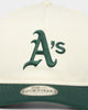 New Era Oakland Athletics 1989 'Off White World Series Side Patch' Old Golfer Snapback Chrome White