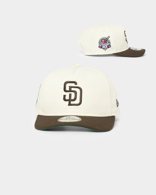 New Era San Diego Padres 40th Anniversary 'Off White World Series Side Patch' Old Golfer Snapback Chrome White