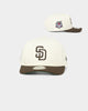 New Era San Diego Padres 40th Anniversary 'Off White World Series Side Patch' Old Golfer Snapback Chrome White