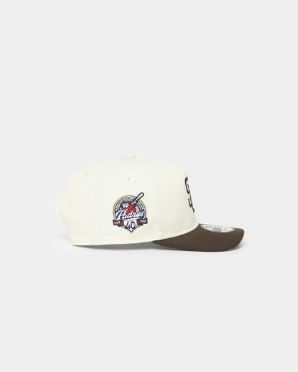 New Era San Diego Padres 40th Anniversary 'Off White World Series Side Patch' Old Golfer Snapback Chrome White