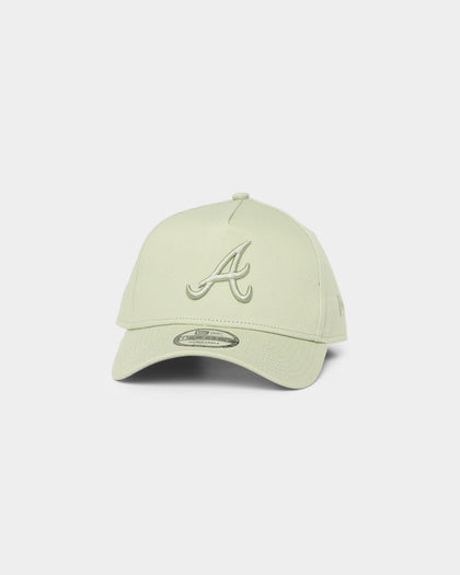New Era Atlanta Braves 'Summer Olive' 9FORTY A-Frame Snapback Light Olive
