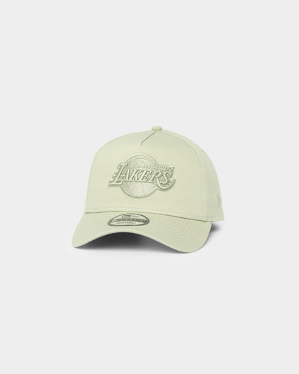 New Era Los Angeles Lakers 'Summer Olive' 9FORTY A-Frame Snapback Light Olive