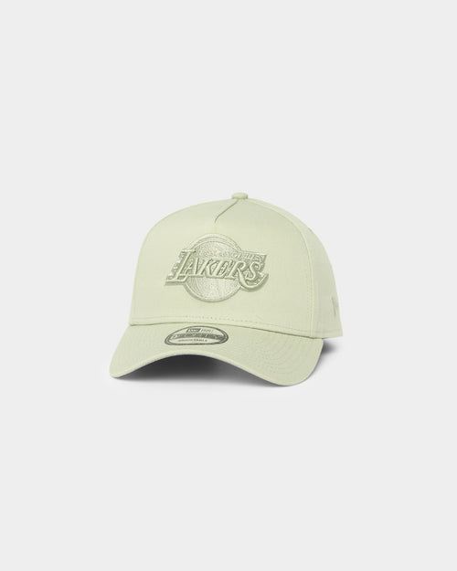 New Era Los Angeles Lakers 'Summer Olive' 9FORTY A-Frame Snapback Light Olive