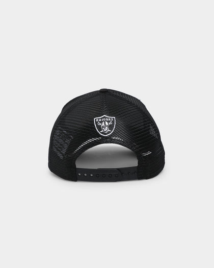 New Era Las Vegas Raiders 'Gothic Script' Foam Front 9FORTY A-Frame Trucker Snapback Original Team Colours