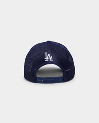 New Era Los Angeles Dodgers 'Gothic Script' Foam Front 9FORTY A-Frame Trucker Snapback Original Team Colours