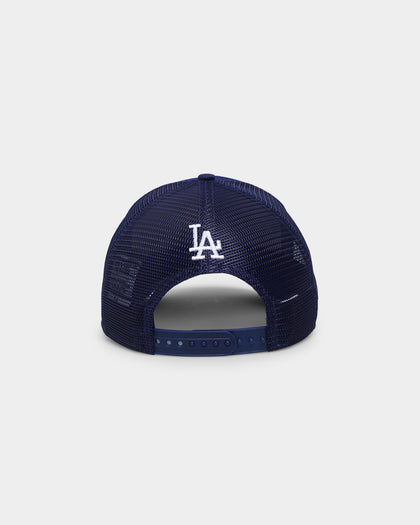 New Era Los Angeles Dodgers 'Gothic Script' Foam Front 9FORTY A-Frame Trucker Snapback Original Team Colours