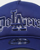 New Era Los Angeles Dodgers 'Gothic Script' Foam Front 9FORTY A-Frame Trucker Snapback Original Team Colours