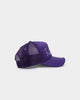 New Era Los Angeles Lakers 'Gothic Script' Foam Front 9FORTY A-Frame Trucker Snapback Original Team Colours