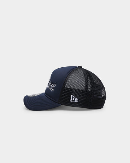 New Era New York Yankees 'Gothic Script' Foam Front 9FORTY A-Frame Trucker Snapback Original Team Colours
