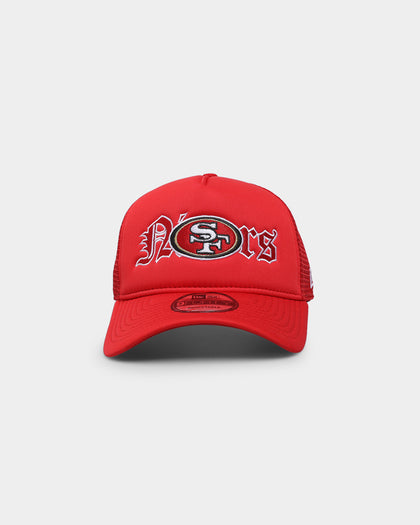 New Era San Francisco 49ers 'Gothic Script' Foam Front 9FORTY A-Frame Trucker Snapback Original Team Colours
