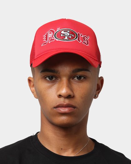 New Era San Francisco 49ers 'Gothic Script' Foam Front 9FORTY A-Frame Trucker Snapback Original Team Colours