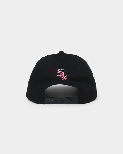 New Era Chicago White Sox Neon Pink 9FORTY A-Frame Snapback Black/Neon