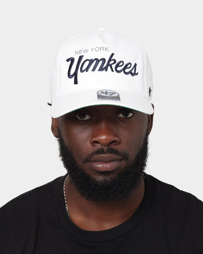 47 Brand New York Yankees Nantasket Script '47 Captain DTR Snapback White