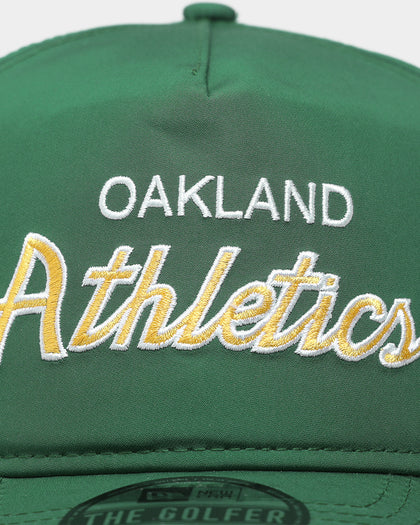 New Era Oakland Athletics 'Team Script' Prolight Old Golfer Snapback Original Team Colours