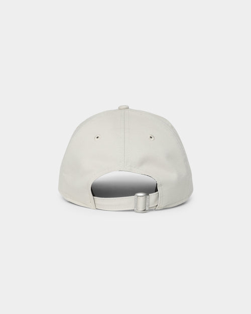 New Era Women's Los Angeles Dodgers Rose Embroidery 9FORTY A-Frame Strapback Stone