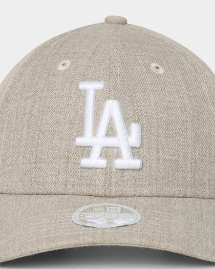 New Era Women's Los Angeles Dodgers Q122 9FORTY Strapback Heather Oatmeal Marle