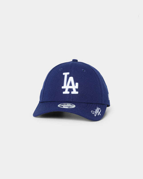 New Era Women's Los Angeles Dodgers Visor Script Embroidery Q122 9FORTY Strapback OTC/Blue