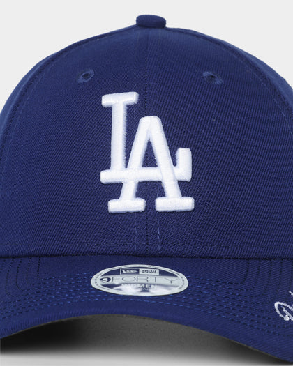 New Era Women's Los Angeles Dodgers Visor Script Embroidery Q122 9FORTY Strapback OTC/Blue