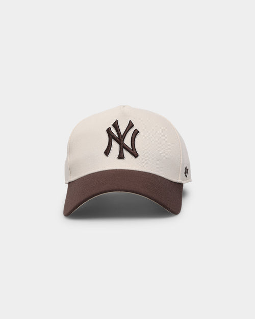 47 Brand New York Yankees 'Cookies & Cream' Replica MVP DT Snapback Natural/Brown