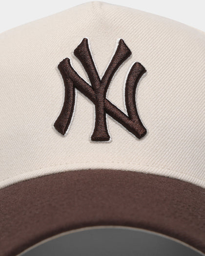 47 Brand New York Yankees 'Cookies & Cream' Replica MVP DT Snapback Natural/Brown