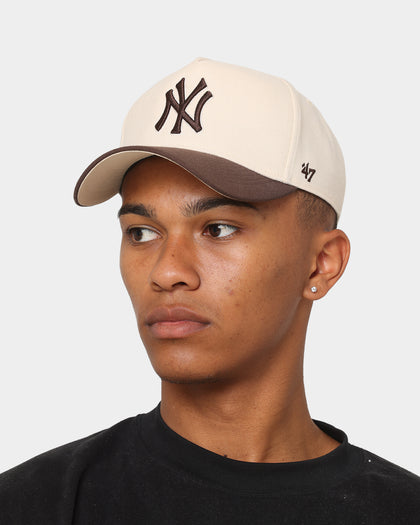 47 Brand New York Yankees 'Cookies & Cream' Replica MVP DT Snapback Natural/Brown