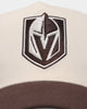 47 Brand Vegas Golden Knights 'Cookies & Cream' Replica MVP DT Snapback Natural/Brown