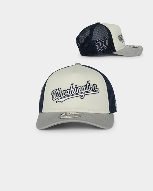 New Era Washington Nationals 'Retro G-Town' 9FORTY A-Frame Snapback Oceanside Blue