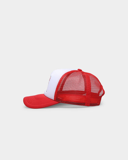 Goat Crew Boys Don't Cry Trucker Snapback White/Red