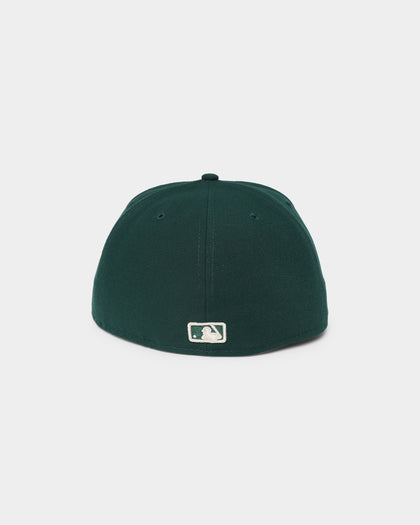 New Era Oakland Athletics 'Chain Stitch' 59FIFTY Fitted Dark Green