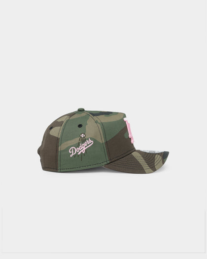 New Era Los Angeles Dodgers "Camo Twist" 9FORTY A-Frame Snapback Camo Pink