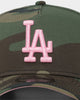 New Era Los Angeles Dodgers "Camo Twist" 9FORTY A-Frame Snapback Camo Pink