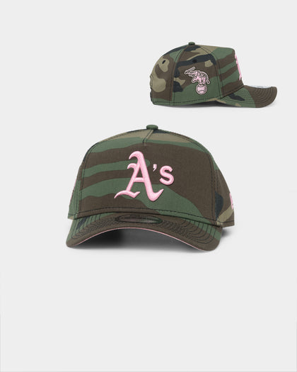 New Era Oakland Athletics "Camo Twist" 9FORTY A-Frame Snapback Camo Pink