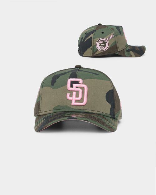 New Era San Diego Padres "Camo Twist" 9FORTY A-Frame Snapback Camo Pink