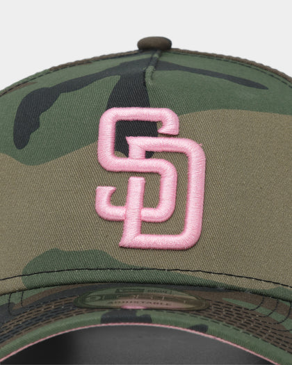 New Era San Diego Padres "Camo Twist" 9FORTY A-Frame Snapback Camo Pink