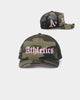 New Era Oakland Athletics "Camo Twist" 9FORTY A-Frame Trucker Snapback Camo Pink