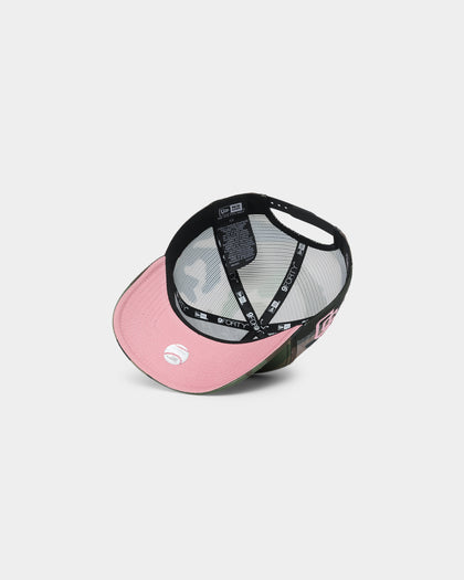 New Era San Diego Padres "Camo Twist" 9FORTY A-Frame Trucker Snapback Camo Pink
