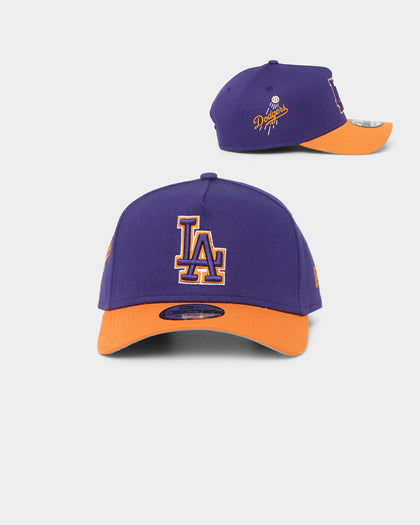 New Era Los Angeles Dodgers "Purple Valley" 9FORTY A-Frame Snapback Purple/Orange