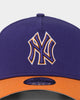 New Era New York Yankees "Purple Valley" 9FORTY A-Frame Snapback Purple/Orange