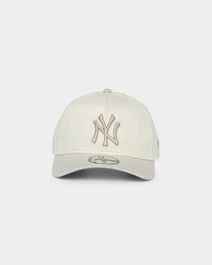 New Era New York Yankees 9FORTY A-Frame Snapback Chrome White